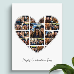 graduation gift heart photo collage