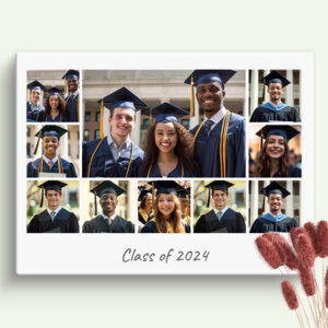 individual graduation gift photo collage 