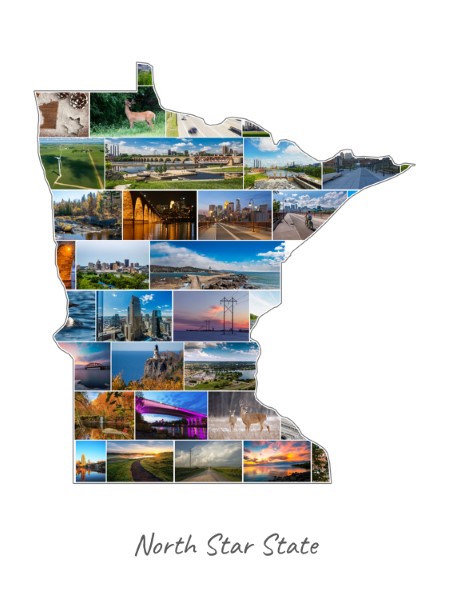 Minnesota-Collage filled with own photos