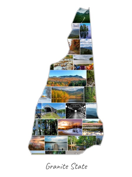 New Hampshire-Collage filled with own photos