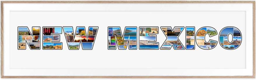 A New Mexico-Collage is a wonderful travel memory