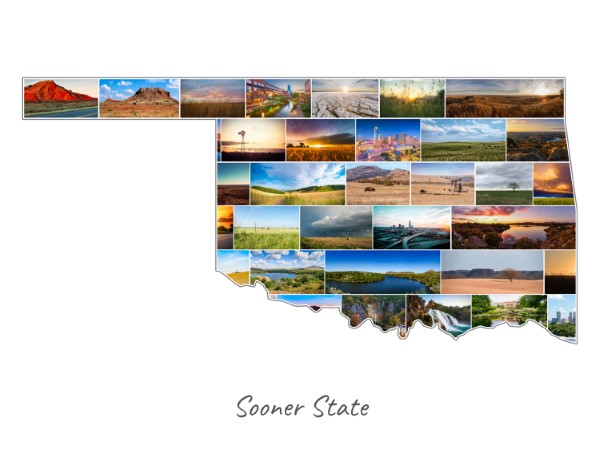 Oklahoma-Collage filled with own photos