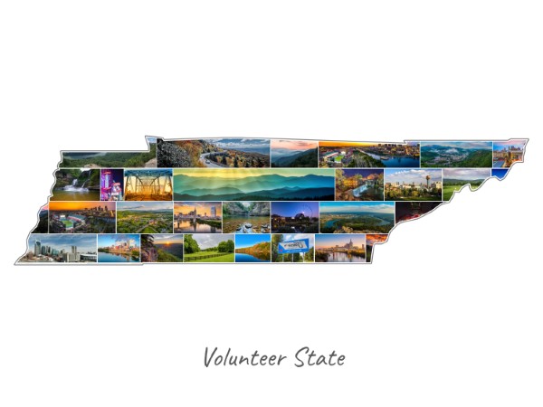 Tennessee-Collage filled with own photos