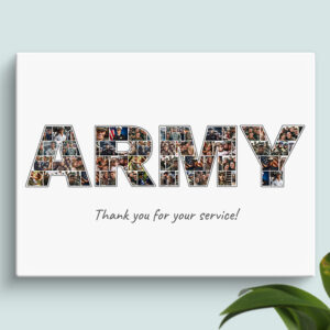 veterans day army letter collage