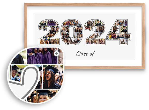 graduation gift class of year collage large